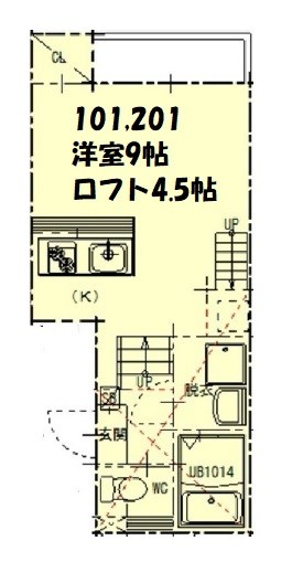 Casa Felice長田 間取り図