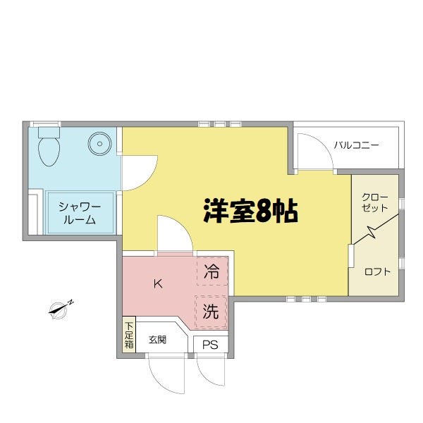 メゾンド・ソレイユ 間取り図