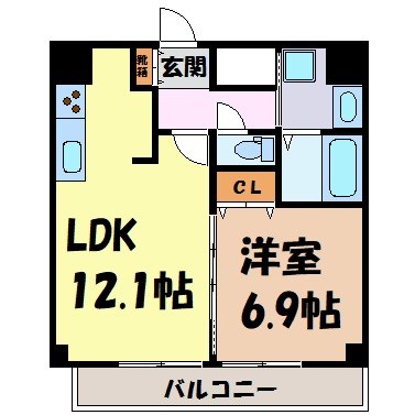 プレサンスＮＡＧＯＹＡ桜通ビッグビート 間取り図