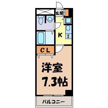 プレサンスＳＡＫＡＥリバースタイル 間取り図