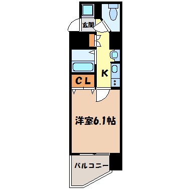 プレサンス鶴舞グリーンパーク 間取り図