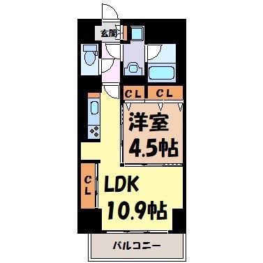 プレミアムコート新栄 間取り図