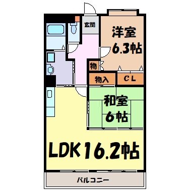 シティ・ライフ　グランヴィーネ星が丘　A棟 間取り図