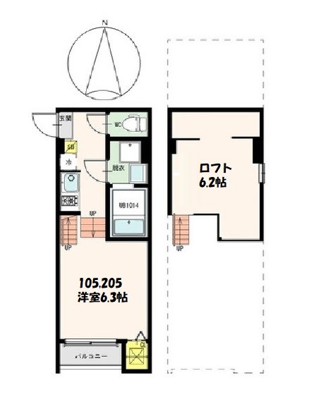iｰFLAG 間取り図