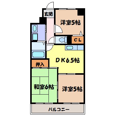 エクセルハイツ尾頭橋 間取り