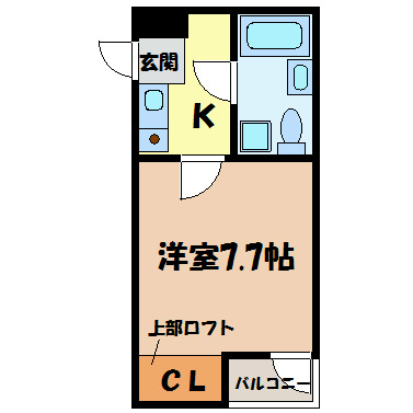 インフィニティ今池 間取り図