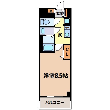 プレサンス大曽根駅前ファースト 間取り図