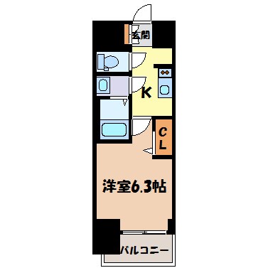 プレサンス大曽根駅前ファースト 間取り図