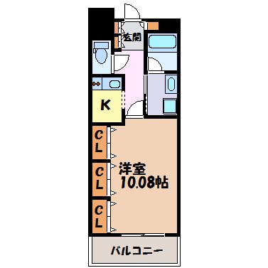 グラン・アベニュー白川公園 間取り図