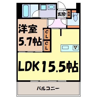 グラン・アベニュー西大須 間取り図