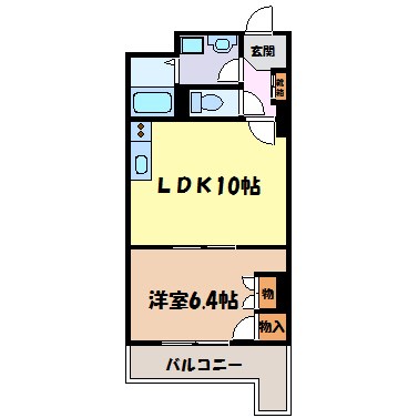 シャンボール芳野 間取り図