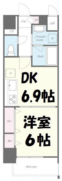 Wコート城西 間取り図