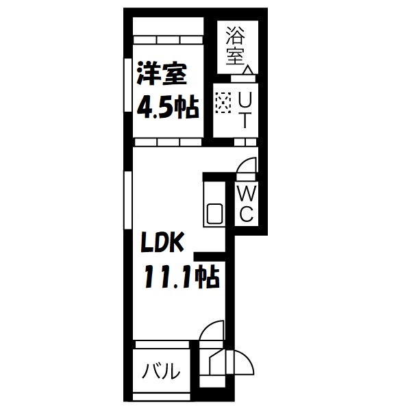 ハーモニーテラス上飯田北町 間取り図