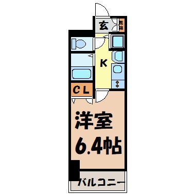 プレサンス大須観音駅前サクシード 間取り図