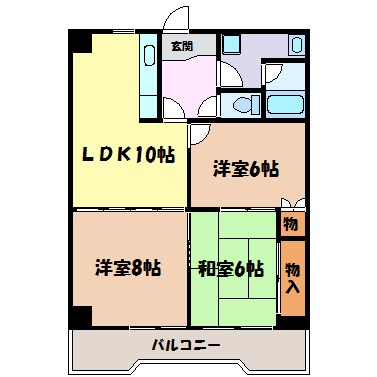 ジャルダン新金山 間取り図