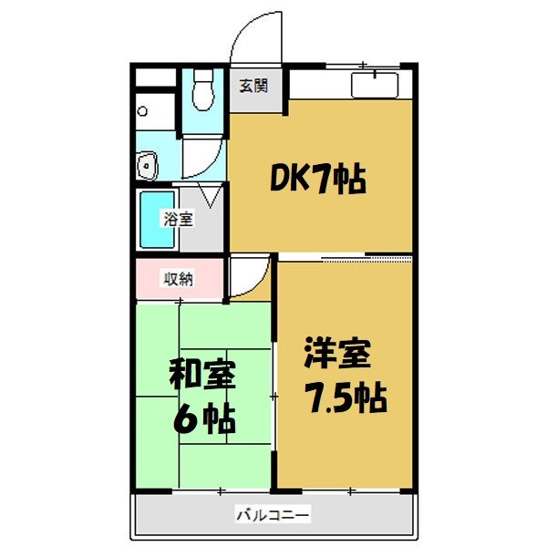 ファミール茶屋ヶ坂 間取り図