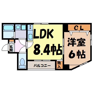 エルビューネ千種 間取り図