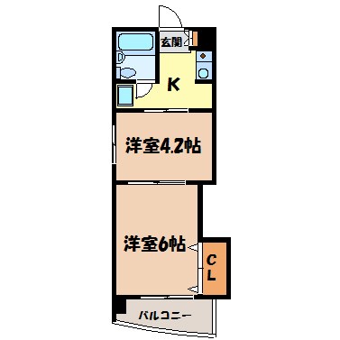 ジョイフル鶴舞 間取り図