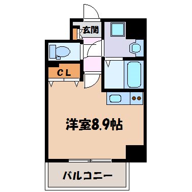 アレーヌコート新瑞橋 間取り図