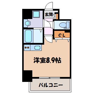 アレーヌコート新瑞橋 間取り図