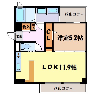 パークホームズ覚王山ＷＥＳＴ 間取り図
