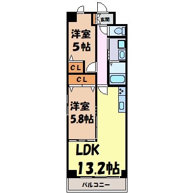 The Sengen Terrace 間取り図