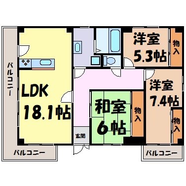 deuxieme SAWADA 間取り図