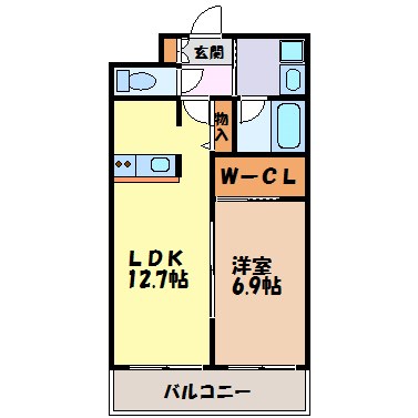 エルミタージュ新栄 間取り図