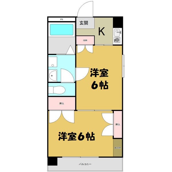 ヴィラ・グリーンボール 間取り図