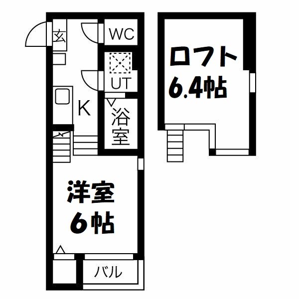 ル　ソレイユ安田通 間取り図