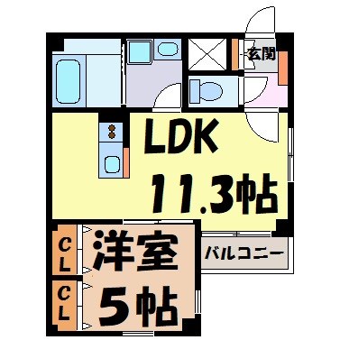 グランレーヴ千代田 間取り図