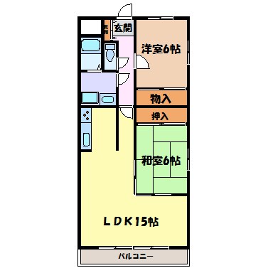メゾンドール上泉 間取り図