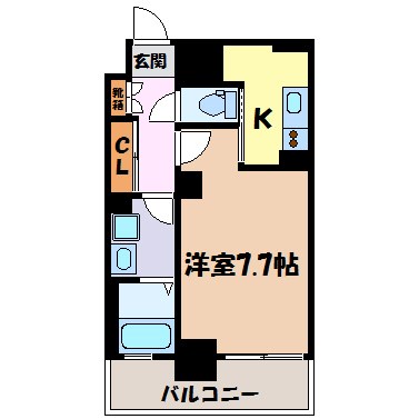 ヴィラエーデル名駅 間取り図