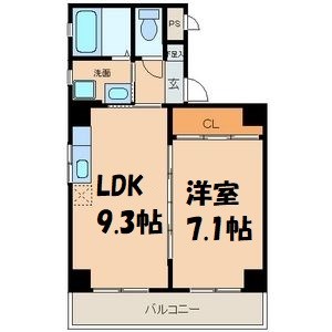 クレアール 間取り図