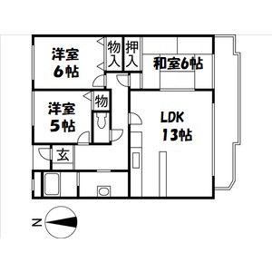 ホワイトレジデンス筒井 間取り図