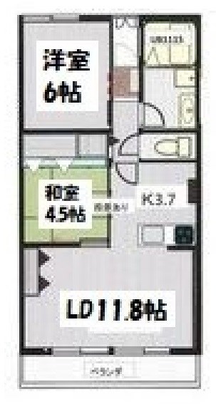 ユニーブルヒダ 間取り図