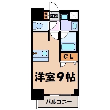 プレサンスＮＡＧＯＹＡ桜通ビッグビート 間取り図