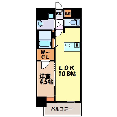 プレサンス新栄町ギャラント 間取り図