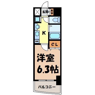 プレサンス大須観音駅前サクシード 間取り図