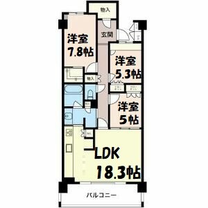 プライムメゾン富士見台 間取り図