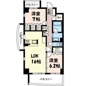 サムティレジデンス名城公園 間取り図