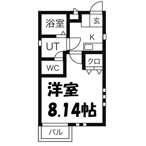 A-legato大喜 間取り図