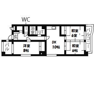 コーポみやぎ野 間取り図