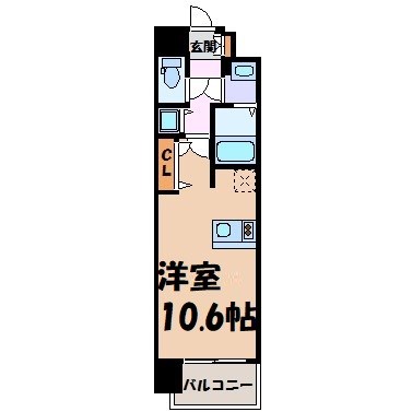 プレサンス久屋大通セントラルパーク 間取り図
