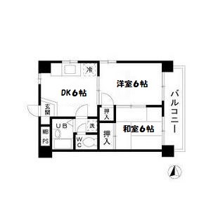 トレンディーイマⅡ 間取り図