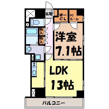 ランドハウス泉 間取り図