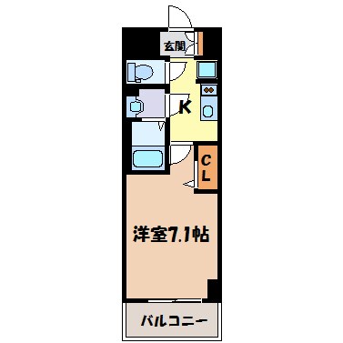 プレサンス桜通ベルノ 間取り図