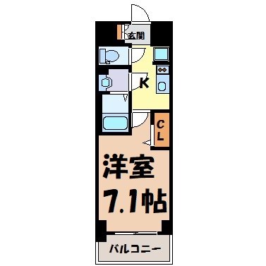 プレサンス桜通ベルノ 間取り図