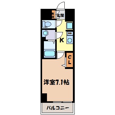 プレサンス久屋大通公園セラフィ 間取り