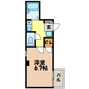 シャトー村瀬千代田 間取り図
